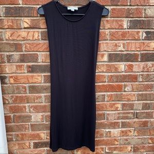 Amour Vert Sleeveless Stretchy Black Dress Tie M